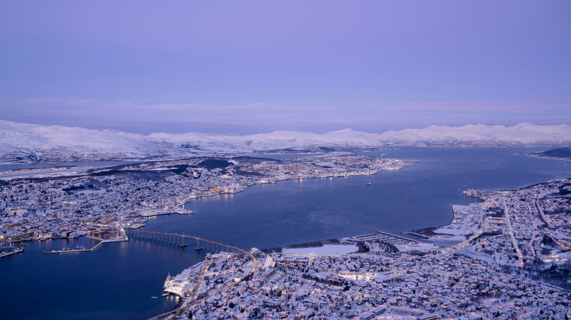 Tromsø at blue hour